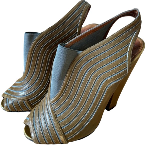 Givenchy vintage leather chunky ankle booties - Picture 2 of 12